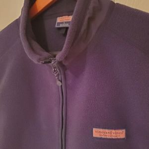 Mens Vineyard Vines navy fleece vest